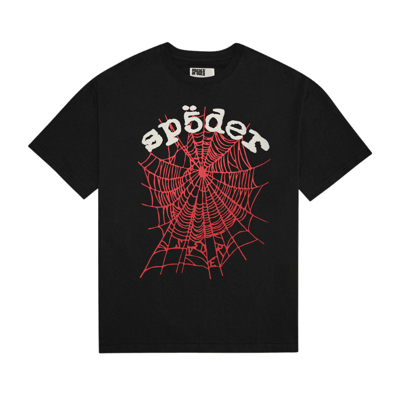 Negra-Sp5der-Camiseta Negra Sp5der Camiseta
