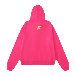 Sudadera Sp5der Pink Back