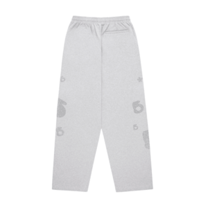 Pantalones De Chándal Grises Mujer​ Sp5der trasera