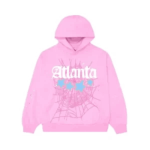 Sp5der Atlanta Hoodie Pink