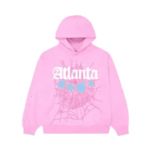 Sp5der Atlanta Hoodie Pink