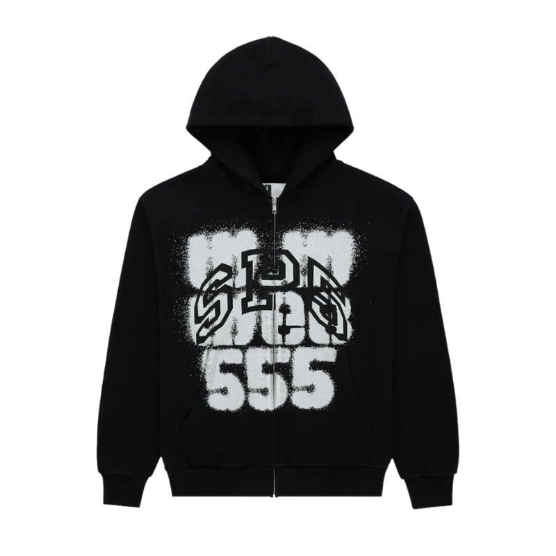 Sp5der-Zip-Up-Hoodie Sp5der Zip-Up Hoodie