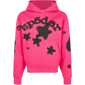 Sp5der Beluga FW 24 - Pink Hoodie