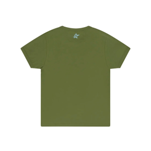 Sp5der Logo-Print T-Shirt Green Back