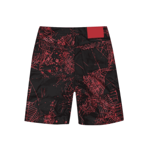 Sp5der Web V2 Leather Shorts Back