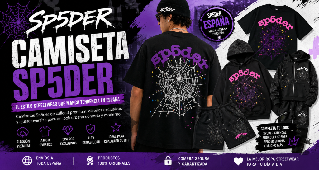 Camiseta Sp5der La Prenda Streetwear que Marca Tendencia en España