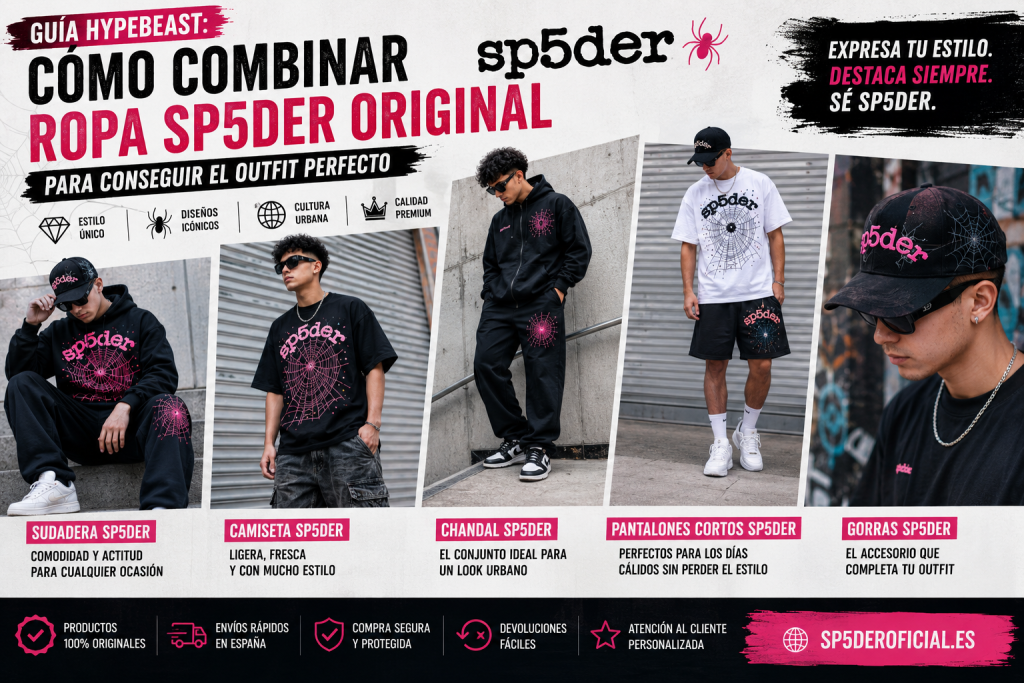 Hypebeast ropa Sp5der original
