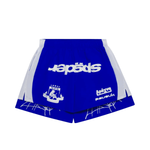 Sp5der Double-Layer Logo-Print Shorts
