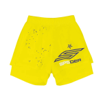 Sp5der Double-Layer Logo Shorts