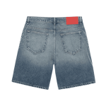 Sp5der Script Web Denim Short Back