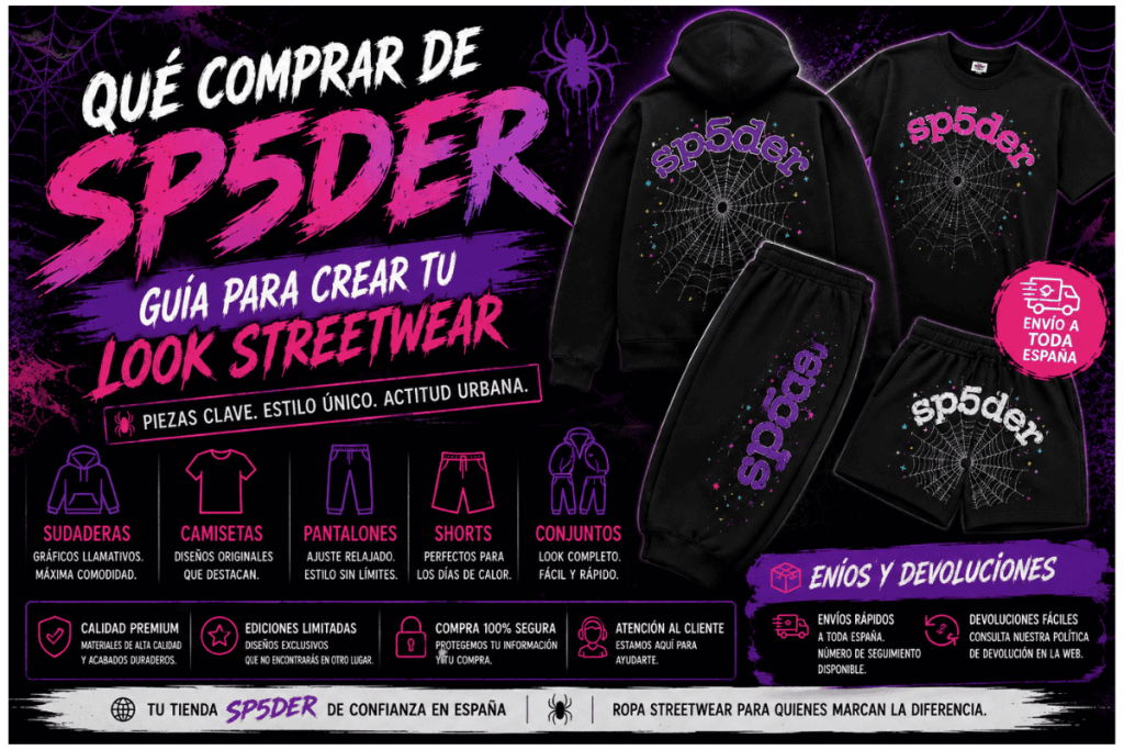 Qué Comprar de Sp5der Guía Real para Crear un Look Streetwear