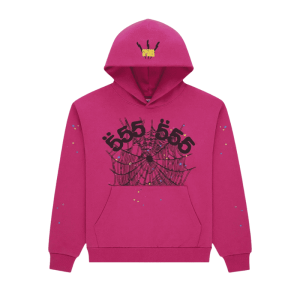 Sp5der Hoodie Pink