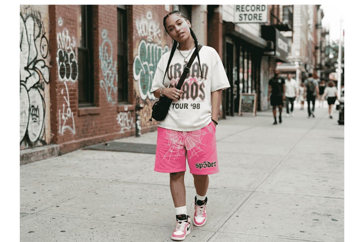 Sp5der Shorts Outfits Streetwear