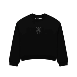 Sp5der Sudadera Con Apliques De Strass Y Motivo De Araña