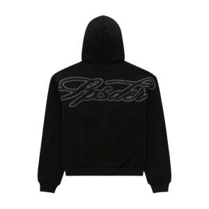 Sp5der Sudadera Con Capucha Y Detalles De Strass Back