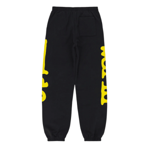 Pantalón Deportivo Sp5der Beluga Negra Back