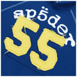Sp5der 55 University Hoodie Azul Logo