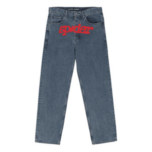 Sp5der Logo-Print Jeans