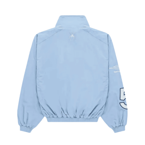 Sp5der Logo-Print Zip-Up Jacket Back