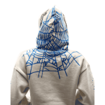 Sudadera Sp5der Crema Model Back